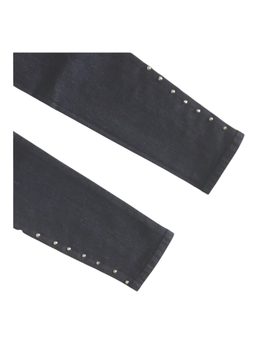 new LF Carmar ★ Stovepipe Studded Skinny Jean Jeans ★ Deep Dark Blue Denim ★ 24 - Picture 7 of 16